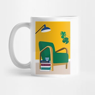 Groovy room chair, books & tea (part 1 of 3) Mug